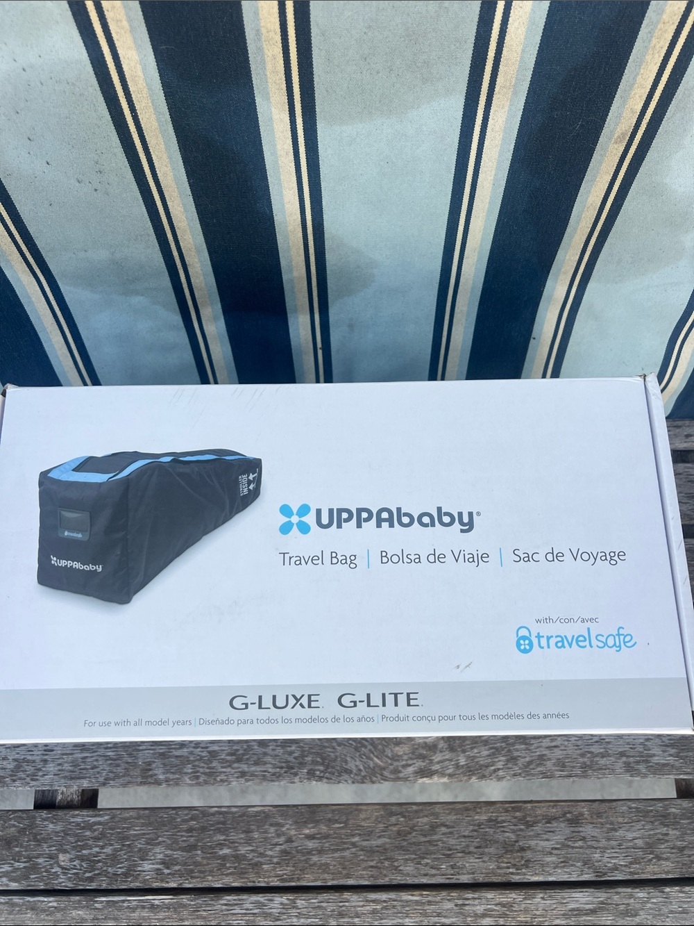 UPPAbaby G-Luxe Travel Bag in Black and Blue